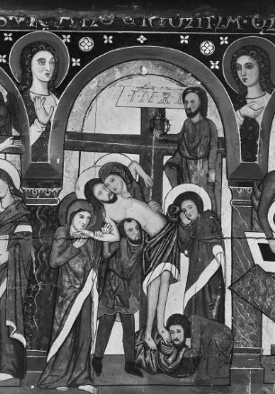 Passionsretabel — Kreuzabnahme Christi