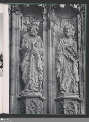Erfurt, Dom. Triangel; Zwei Apostel