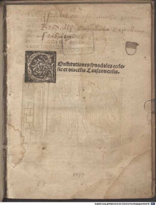 Statuta synodalia Lausannensia