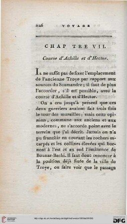 Chapitre VII: Course d’Achille et d’Hector