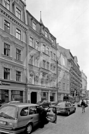 Wohnhäuser in der Smilšu iela (Sandstraße) in Riga