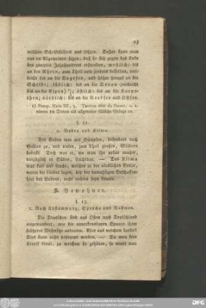 B. Bewohner.