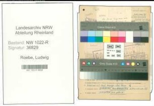 Entnazifizierung Ludwig Roebe , geb. 18.04.1880 (Bahnbeamter)