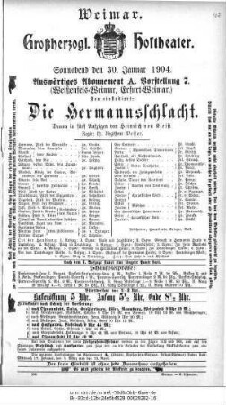 Die Hermannsschlacht