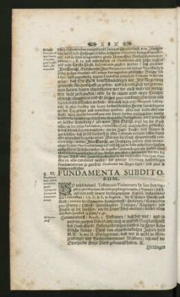 Fundamenta Subditorum,