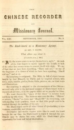 No. 9. September, 1890