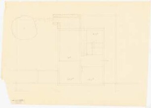 Gesamtbebauungsplan Ankara Ankara Kooperatifi. Haustypen: Typ A1, Vorstufe, Einzelhaus 6 Zimmer, Grundriss Erdgeschoss 1:50