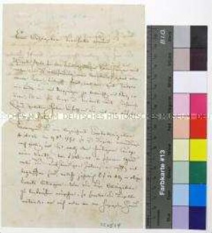 Brief von D. Gutherz an Franz Wolff