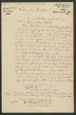Brief an Friedrich Wilhelm Jähns : 18.06.1882