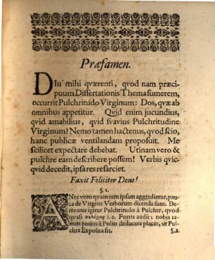 De pulchritudine virginum