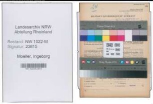 Entnazifizierung Ingeborg Moeller , geb. 30.09.1919 (Arzthelferin)