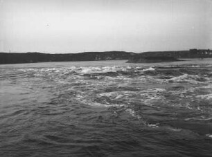 Saint John River : Die Strömung des Saint John River bei einsetzender Flut.