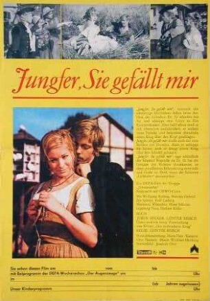 Jungfer, Sie gefällt mir