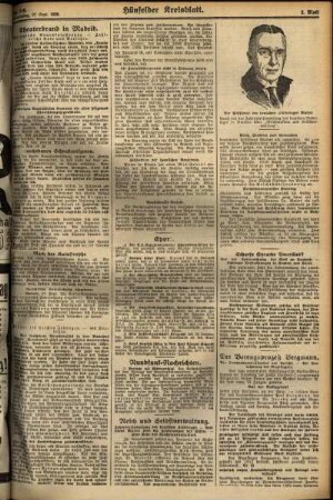 Zweite Ausgabe vom Donnerstag, den 27. September 1928.