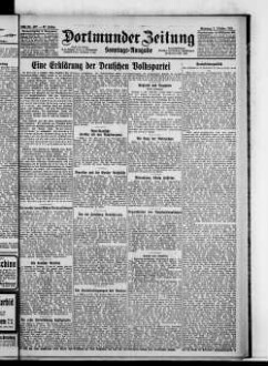 Dortmunder Zeitung. 1874-1939