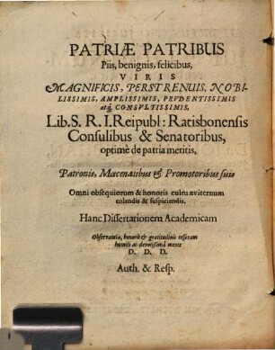 Disputatio Juridica De Jure Luminum : = Von dem Liecht Rechten