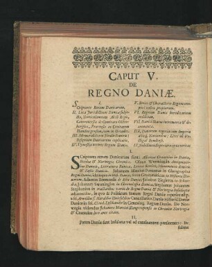 Caput V. De Regno Daniae.