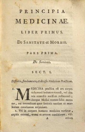 Principia medicinae