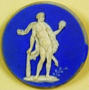 Plakette mit Relief des Herakles