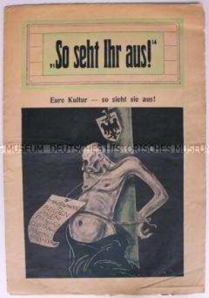 Sonderdruck mit antideutschen und polnisch-nationalistischen Karikaturen und Texten aus Schlesien aus dem Vorfeld der Volksabstimmung 1921