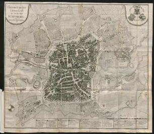 Geometrischer Grundriss der Reichs-Stadt Nürnberg