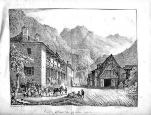 Eaux chaudes in den Pyrenien