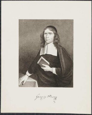 Icones Professorum Marpurgensium — Bildnis des Georg Otho (1634-1713)