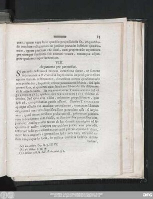 VIII. Argumenta pro parentibus.