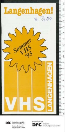 Ferienprogramm 1993