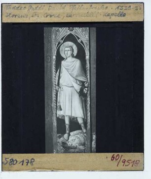 Florenz, S. Croce, Baroncelli-Kapelle,Gaddi (Taddeo), David (Fresko) (S. Croce, Baroncelli-Kapelle)