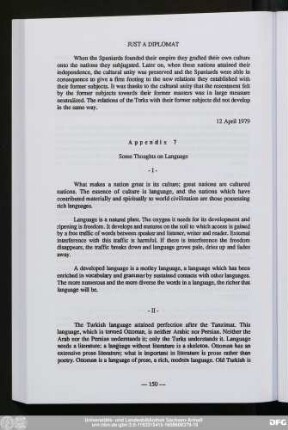 Appendix 7 Some Thoughts on Language