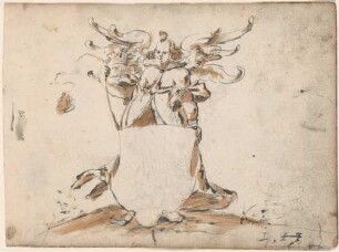 Engel als Wappenhalter (recto)