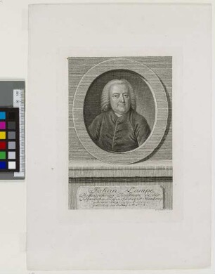 Johann Lampe, Funffzigjaehriger Kaufmann in der Kayserlichen Freyen Reichsstadt Hamburg