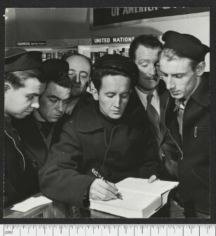 Porträtaufnahme Woody Guthrie