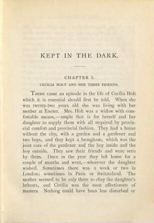 Kept in the dark : a novel