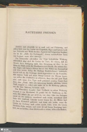 Raubtiere Fressen