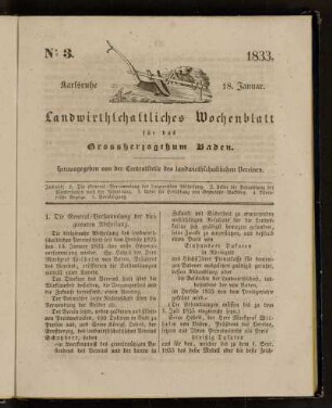 No 3. 18. Januar. 1833