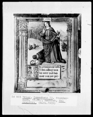 Stundenbuch: Der heilige Johannes