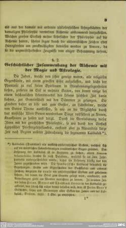 § 2. Geschichtlicher Zusammenhang der Alchemie mit der Magie und Astrologie