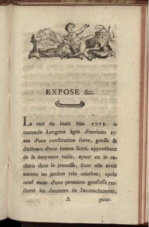Exposé &c.