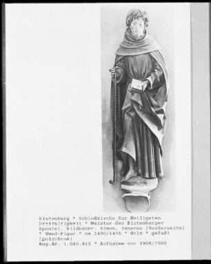 Die zwölf Apostel mit Schmerzensmann und Maria — Der Apostel Simon Zelotes