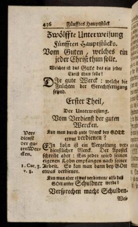 436-444, Erster - zweyter Theil