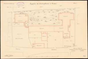 Amtsgericht, Verden: Lageplan 1:300