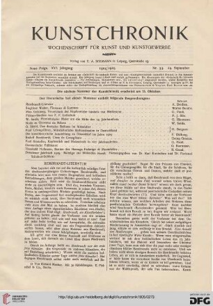 Heft 33 (29. September 1905)