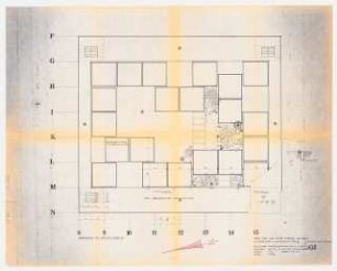 Pädagogische Hochschule, Duisburg Grünflächen: Bauteil B, Innenhof, Grünflächen 1:50