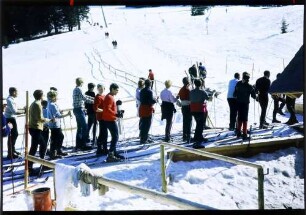 Oberried: Skiläufer am Skilift