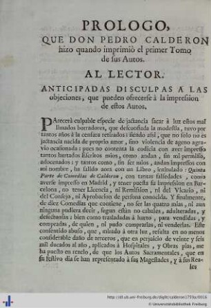 Prologo al Lector.