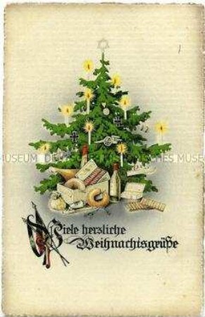 Weihnachtskarte aus dem Ersten Weltkrieg