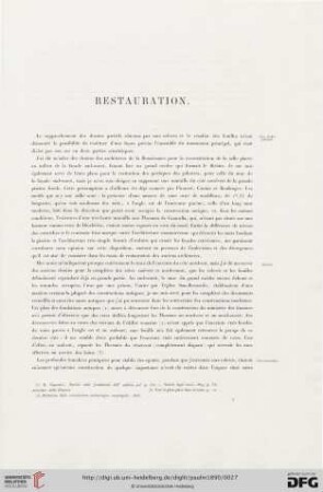 Restauration