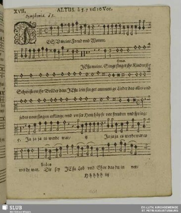 XVII. Jesu meine Freud' und Wonne